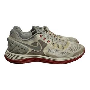 Nike LunarEclipse+ 4 Running Shoes Men's 11.5 White Red Lunarlon Trainers